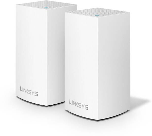 LINKSYS WHW0102-AH Wireless Router 2.4 GHz, 5 GHz 2600 Mbps Wifi Speed Dual Band Internal Antenna Ethernet (Cable Broadband)