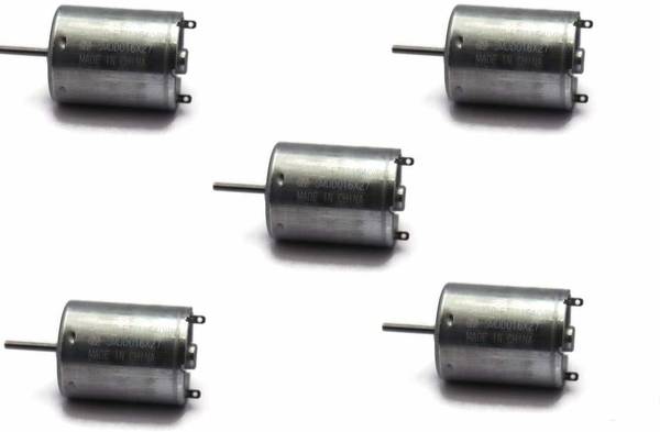 ERH India Dynamo Motor Generator for School Science Projects and Experiments (4V-12V) (Pack of - 5) Electronic Components Electronic Hobby Kit