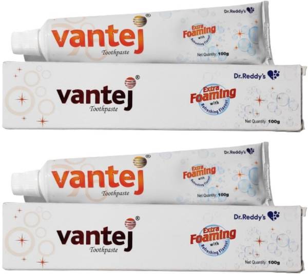 Vantej Toothpaste from dr reddys pack of 2 Toothpaste Price History