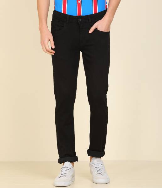 FLYING MACHINE Skinny Men Black Jeans