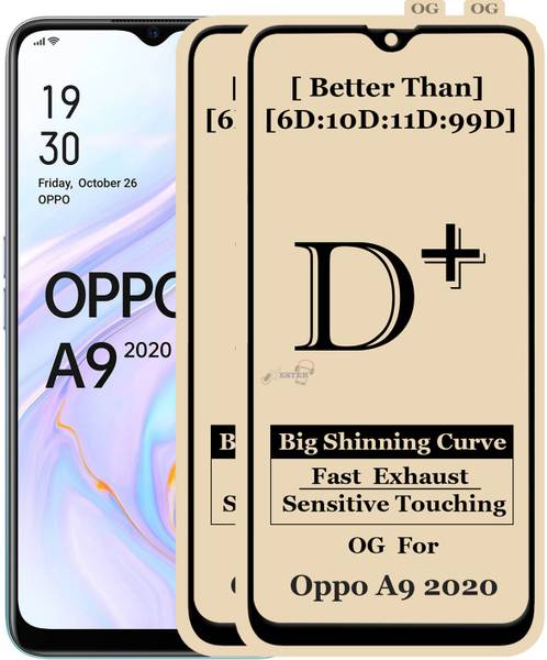 Xester Edge To Edge Tempered Glass for OPPO A9 2020