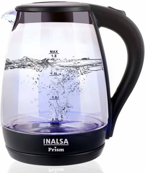 Inalsa Prism 1.8 L Electric Kettle (Transparent)