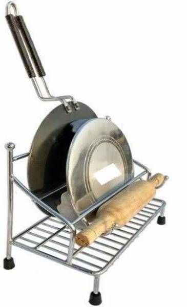 LoFtY Chakla/Belan Kitchen Rack Steel