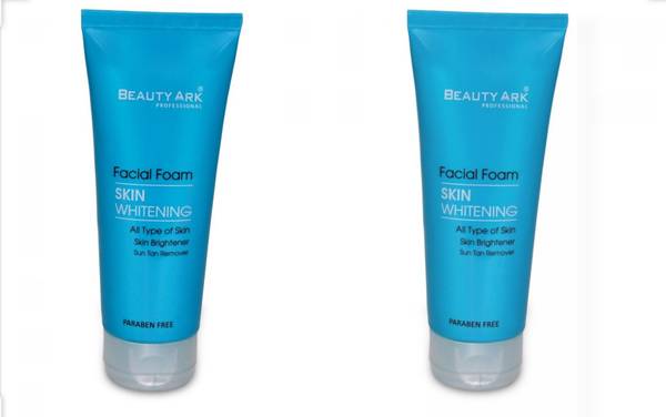 beauty ark professional SKIN WHITENING FACIAL FOAM 100ml ( combo pack of 2) Face Wash