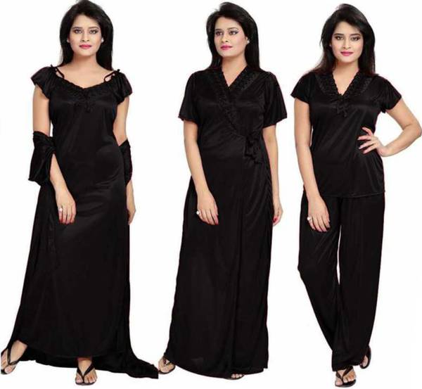 NAUGHTY WISH Women Nighty Set