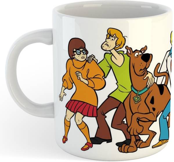 BuyAmaze Cartoon Scooby Dooby Doo Characters Design Ceramic Coffee Mug