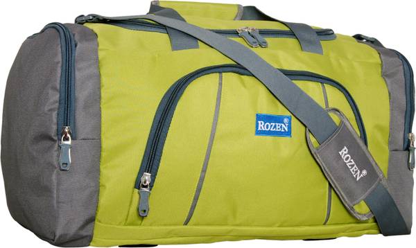 Rozen (Expandable) 60 Liters 22 inch Green Heavy Dutty Travel Luggage Bag Duffel Without Wheels