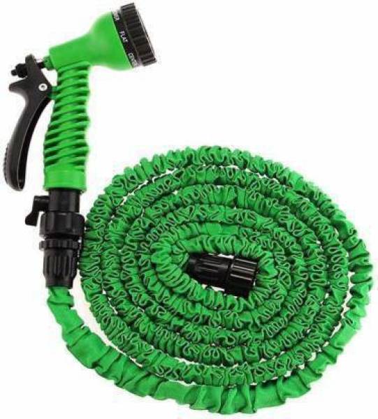 Fitaza Adjustable Modes Magic Flexible 50ft Water Hose Plastic Hoses Pipe with Spray 50 ft Plastic Expandable Nozzle Magic Flexible Water Hose Pipe wi...