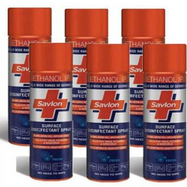 Savlon Surface Disinfectant Spray 99.99% Germ Kill pack 6