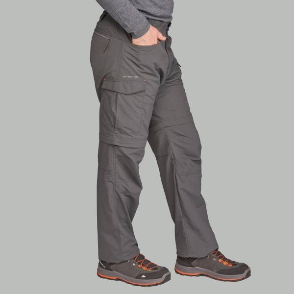 Forclaz by Decathlon Regular Fit Men Grey Trousers