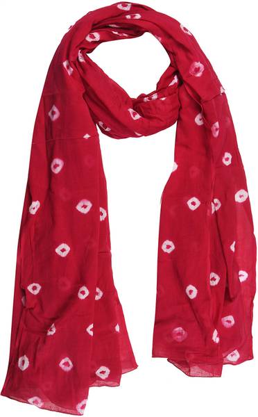 Traditions Bazaar Pure Cotton Polka Print Women Dupatta