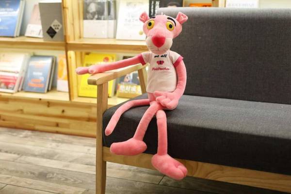 DearJoy Soft Toy Pink Panther Stuffed Cartoon Character Super Soft Toy for Kids - 55 cm
