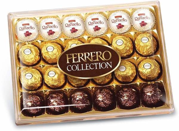 FERRERO ROCHER Collection - Assorted Chocolates - 24 Pieces Truffles