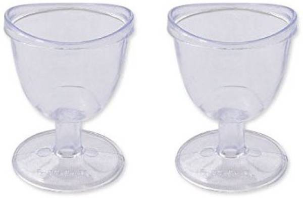 Masculine Pack of 2 Plastic HIGH QUALITY UNBREAKABLE EYE WASH CUP