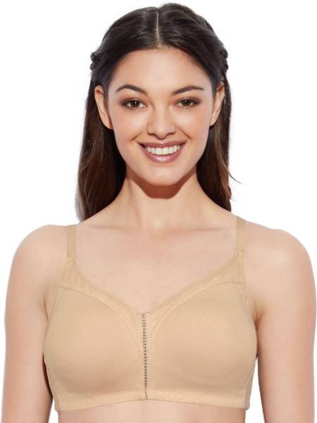 Enamor Full Coverage, Wirefree AB75 M-frame Jiggle Control Full Support  Fab-Cool Women T-Shirt Non Padded Bra - Price History