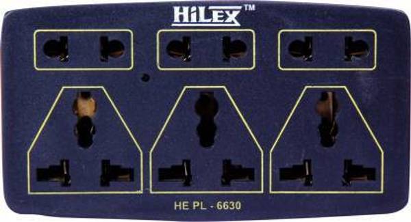HiLEX Direct Plug In Wireless Extension Socket Board 6630 5 A Three Pin Socket