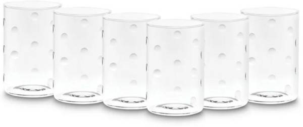 BOROSIL (Pack of 6) VDLM295 Vision Glasses 295ml, Set of 6 Glass Set Water/Juice Glass