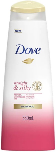Dove Straight & Silky Shampoo (330ML)