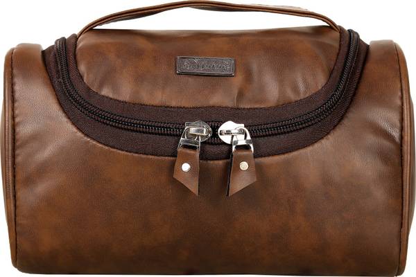 Future Leather Finish Multipurpose Travel Shaving Bag