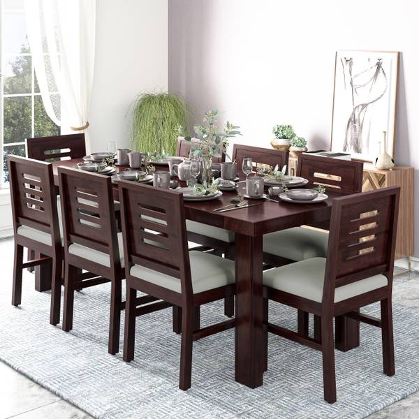 Solid wood 8 on sale person dining table