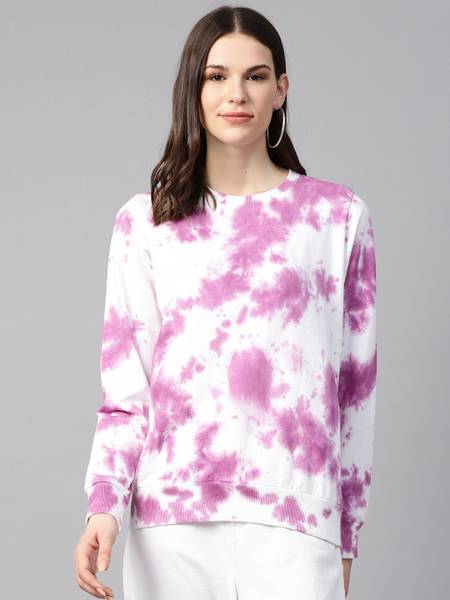 PLUSS Full Sleeve Printed Women Sweatshirt