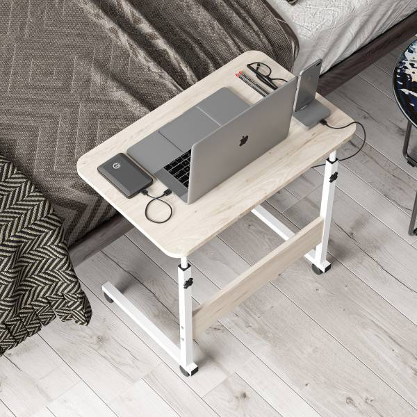 Furn Master Wood Portable Laptop Table  (Finish Color - Wooden Beige, DIY(Do-It-Yourself))
