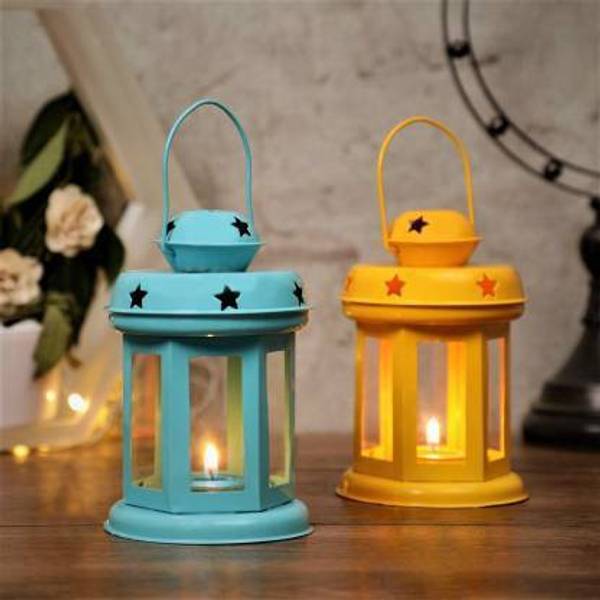 Being Nawab Multicolor Iron Hanging Lantern