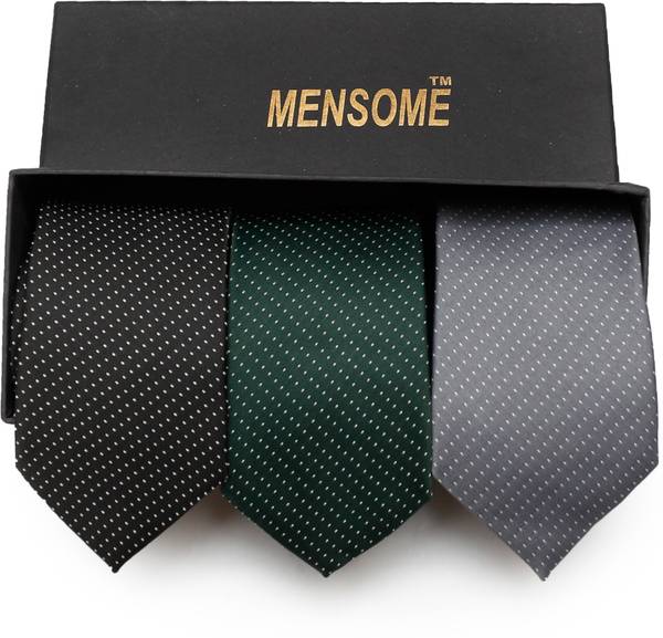 MENSOME Polka Print Tie