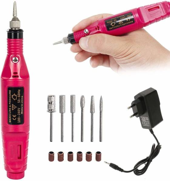Aravli Electric Nail File Drill Kit Polishing Grinder Engraving Pen Manicure Pedicure Machine Tool Set Rotary Bit Set