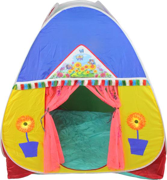 HOMELORE FOLDABLE FLEXIBLE POP UP MULTICOLOUR KIDS PLAY INDOOR OUTDOOR TENT HOUSE