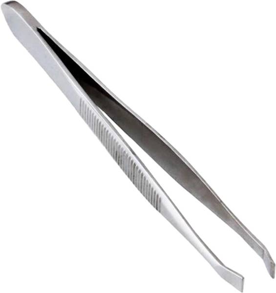 nik city store Steel Tweezer Best Eyebrow Plucker or Eye Plucker plucking face hair Slant Tip Puller | eyebrow chimti