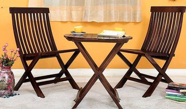 Woodware Solid Wood Table Chair Set Price History