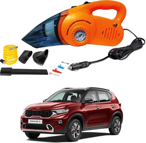 Oshotto 2 In 1 Vacuum Cleaner Cum Tyre Inflator For KIA Sonet Car Vacuum Cleaner