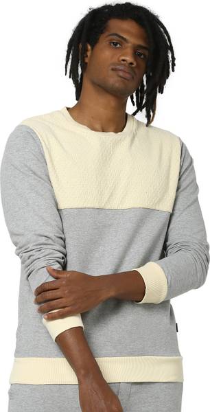 Jack & jones full shop sleeve solid men's sweatshirt