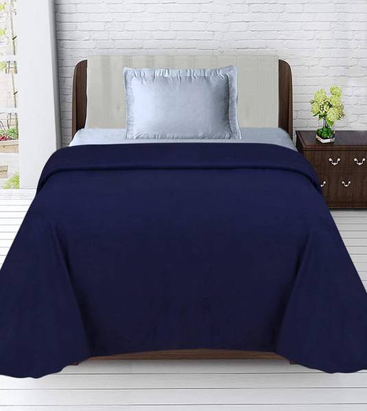 VORDVIGO Solid Single Fleece Blanket for Mild Winter