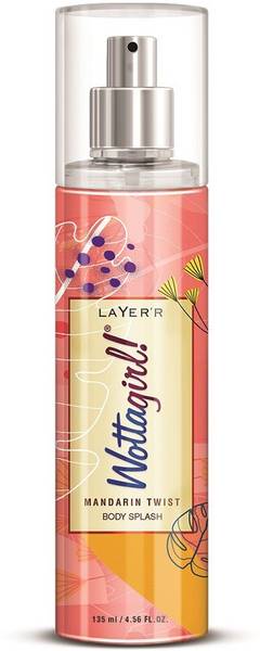 LAYER'R Wottagirl Mandarin Twist Body Splash Perfume Body Spray - For Women