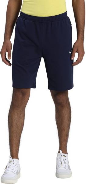 PUMA Printed Men Dark Blue Regular Shorts