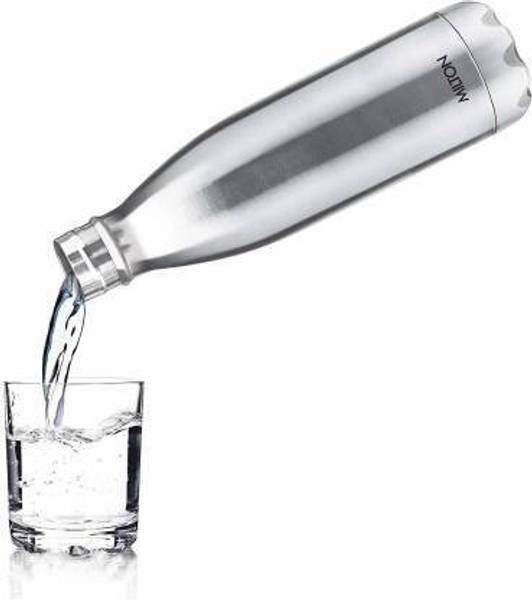 MILTON Unisteel Shine 1100 1075 ml Steel Bottle (Steel/Chrome) 1075 ml Bottle