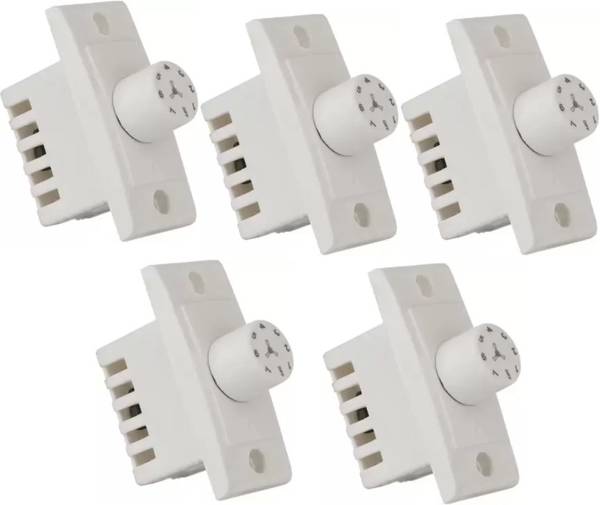 Hiru Switch 7 Step Fan Regulator 5 Pcs Step-Type Button Regulator