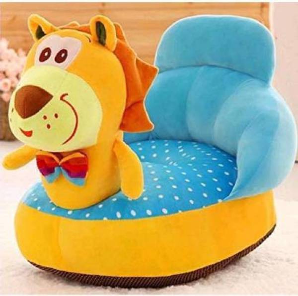 Osjs Soft toys Tiger Shape Baby Soft Plush Cushion Baby Sofa - 45 cm