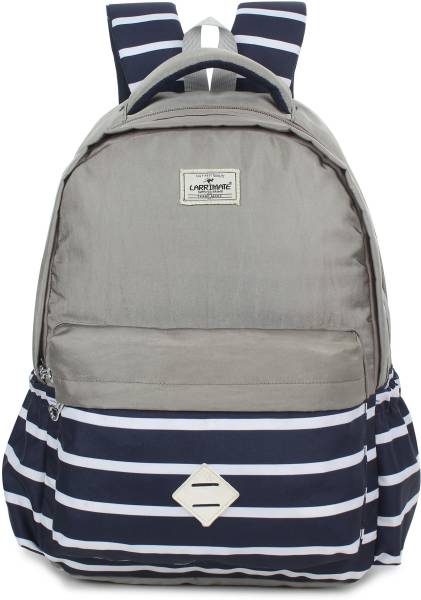 Carrimate Stripped Unisex polyester Backpack - BPST408 30 L Laptop Backpack