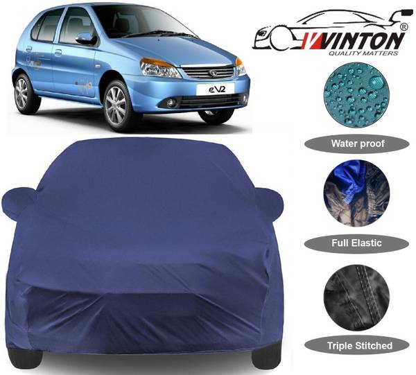 V VINTON Car Cover For Tata Indica V2 (With Mirror Pockets)