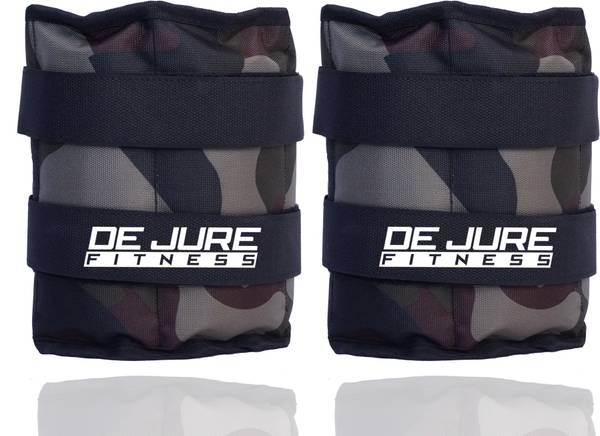 DE JURE FITNESS ANKLE WEIGHT ( Camouflage ) 1.5 KG PAIR Green, Black Ankle Weight, Wrist Weight