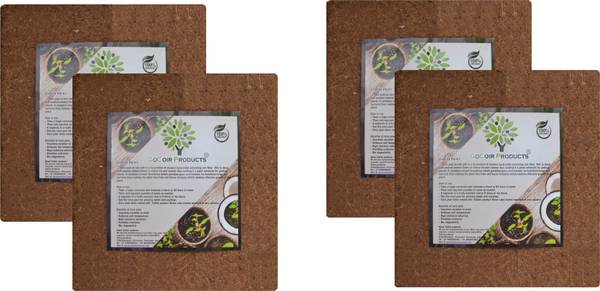 GoCoir Products Cocopeat (pack of 4 * 5 kg blocks) Coir pith Soil manure for kitchen and terrace gardening. Potting Mixture