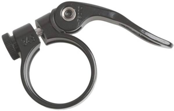 RESHNE Bicycle Quick Release Seat Post Bolt Binder Clamp 34.9mm (Black) Brake Shoe