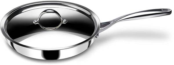 Stahl 104424 Fry Pan 24 cm diameter with Lid 2.8 L capacity