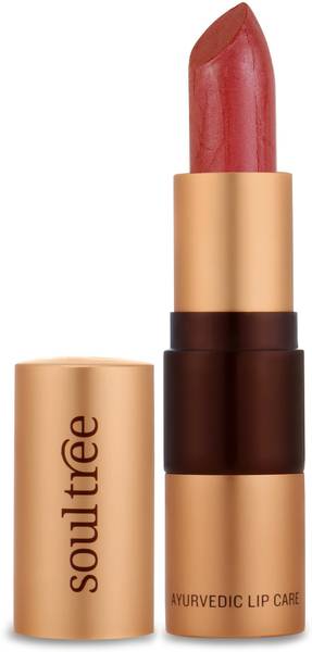 SoulTree Ayurvedic Lipstick - 813 True Brick Colour