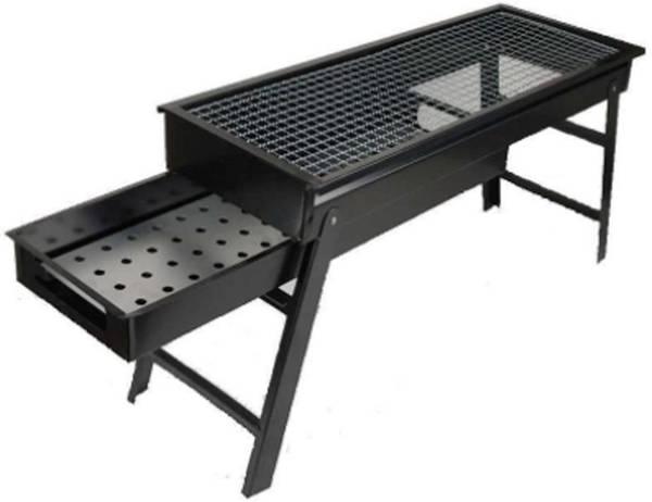 DeoDap FoldingPortableBarbequeBBQGrillSetforOutdoorandHome Charcoal Grill