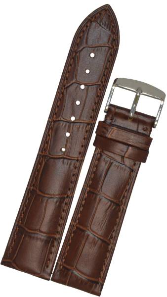 SURU Half Padded Ogive Tip D691 20 mm Genuine Leather Watch Strap