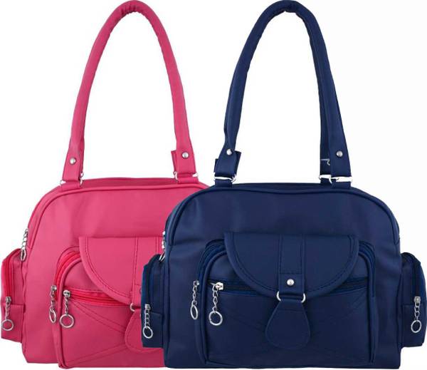 ENVATO Women Blue, Pink Shoulder Bag